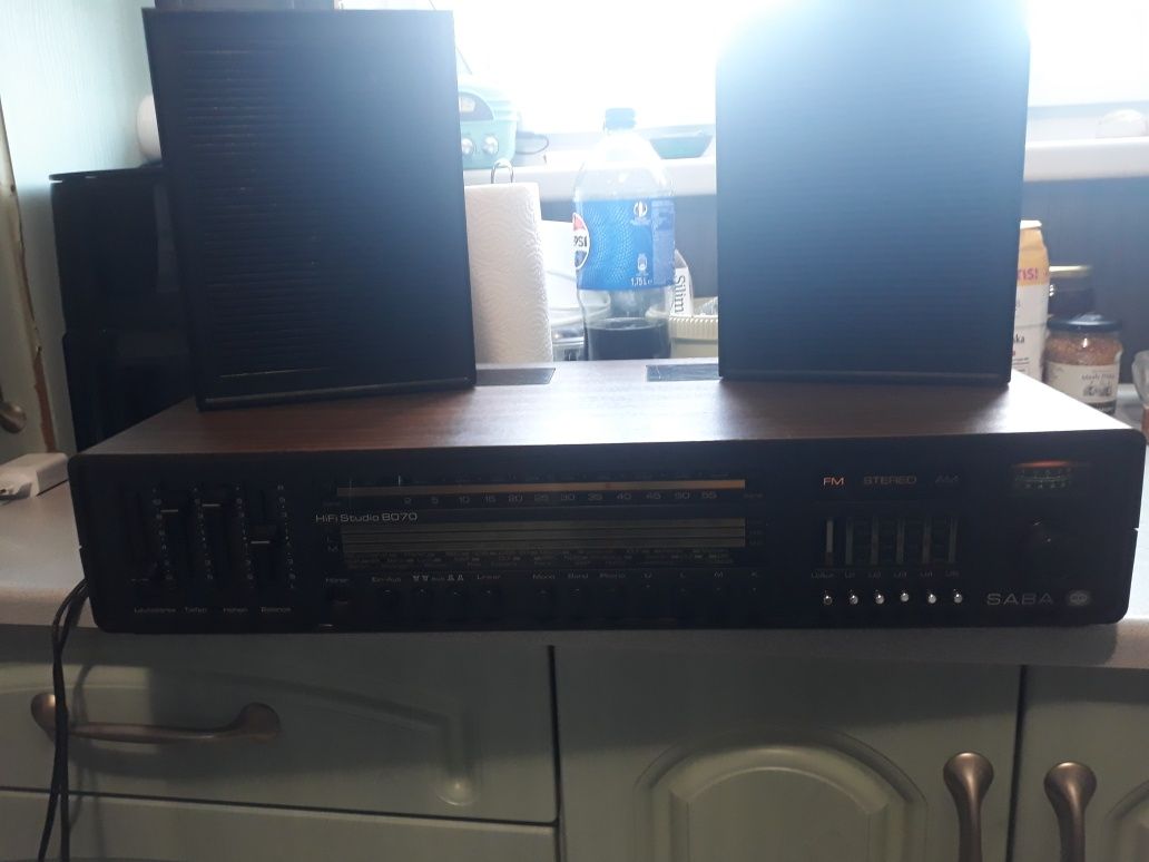 Amplituner SABA hi-fi studio 8070,radio-wzmacniacz, sprawny.