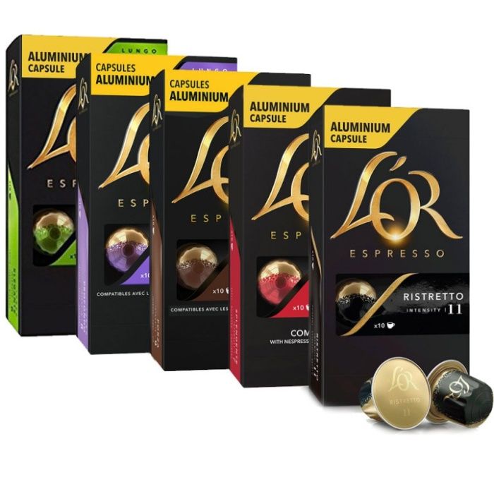 Кава в капсулах Nespresso LOR 10 шт алюміньові