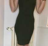 Vestido justo verde