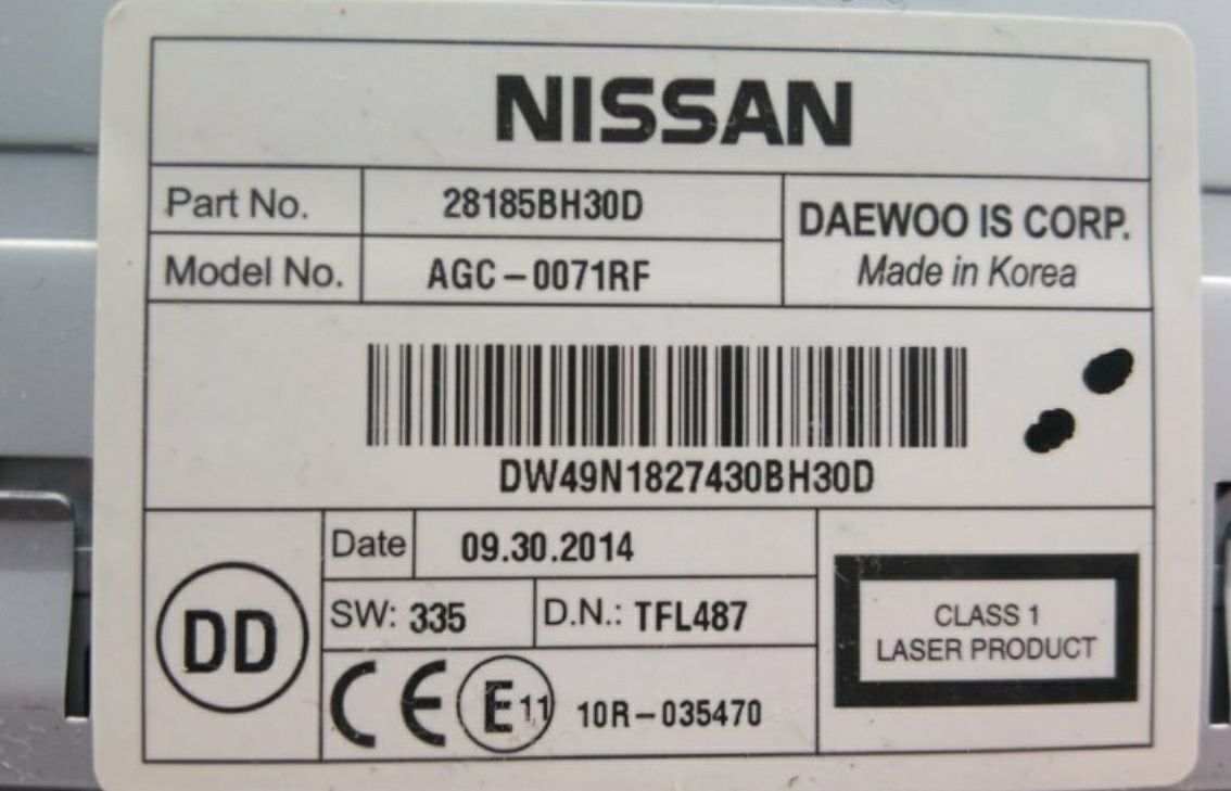Разблокировка раскодировка код магнитолы Ниссан Nissan Renault и други