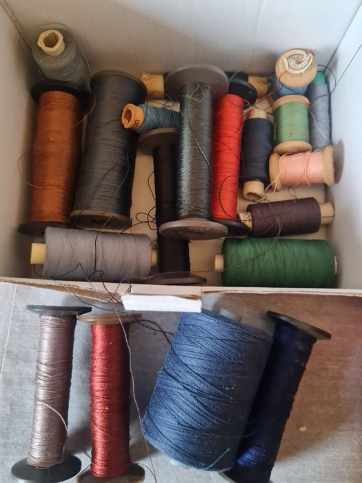 Нитки для шиття,  нитки шовкові