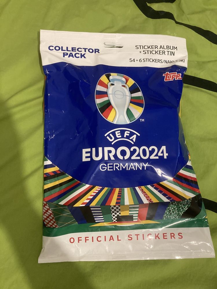 Topps Euro 2024 naklejki Collector pack