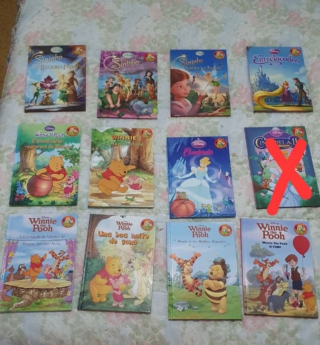 Livros desenhos animados da Disney