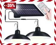 Nowoczesna LAMPA SOLARNA Ogrodowa Wisząca Żyrandol Lampy (WYPRZEDAŻ)