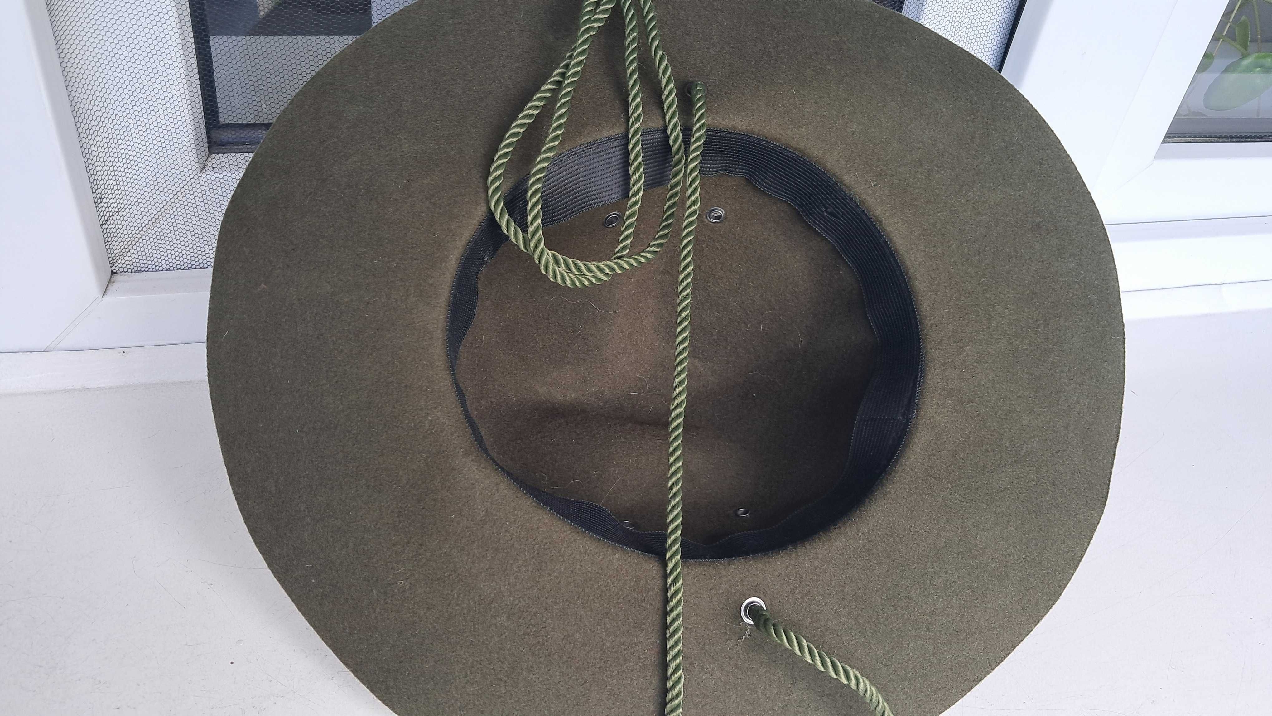 Kapelusz harcerski khaki średnica 18 cm