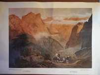 Curral das Freiras, litografia de Johan-Fredrik Eckersberg, 1853