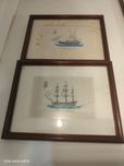 Quadro  / Moldura barco a velas