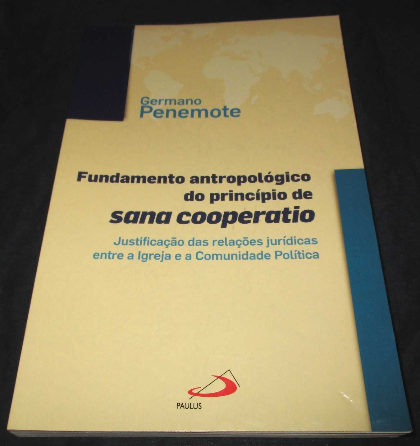 Livro Fundamento antropológico do princípio de sano cooperatio