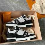 LouisVuitton_Buty damskieTrainerWhiteBlack——Buty męskie/L.V,42