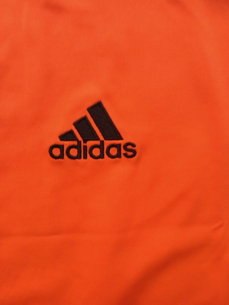 Koszulka piłkarska Adidas neonowa pomarańczowa S