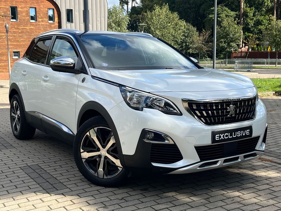 Peugeot 3008 Biała Perła Czarny Dach Skóry Alkantara Przeszycia Navi Kamery360 Ledy