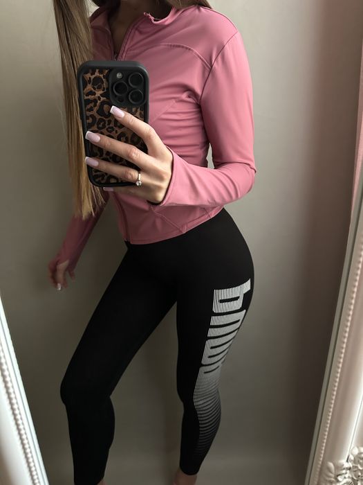Спортивный женский костюм Лосіни Puma + кофта розмір S
