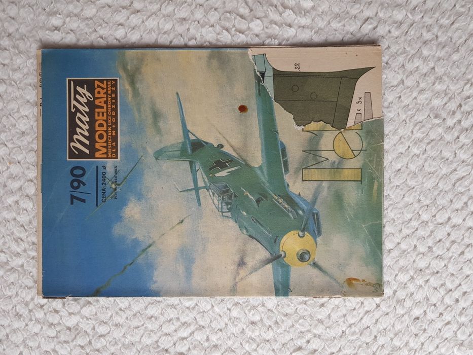 Maly Modelarz 7/90 samolot Messerschmidtt
