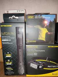 Nitecore UT27, Nitecore MT2A pro,Nitecore HC65 UHE