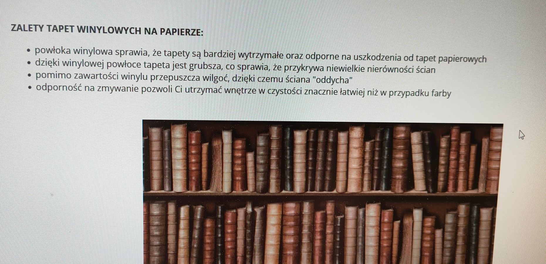 Tapeta  3D książki księgi winyl na papierze biblioteka UGEPA