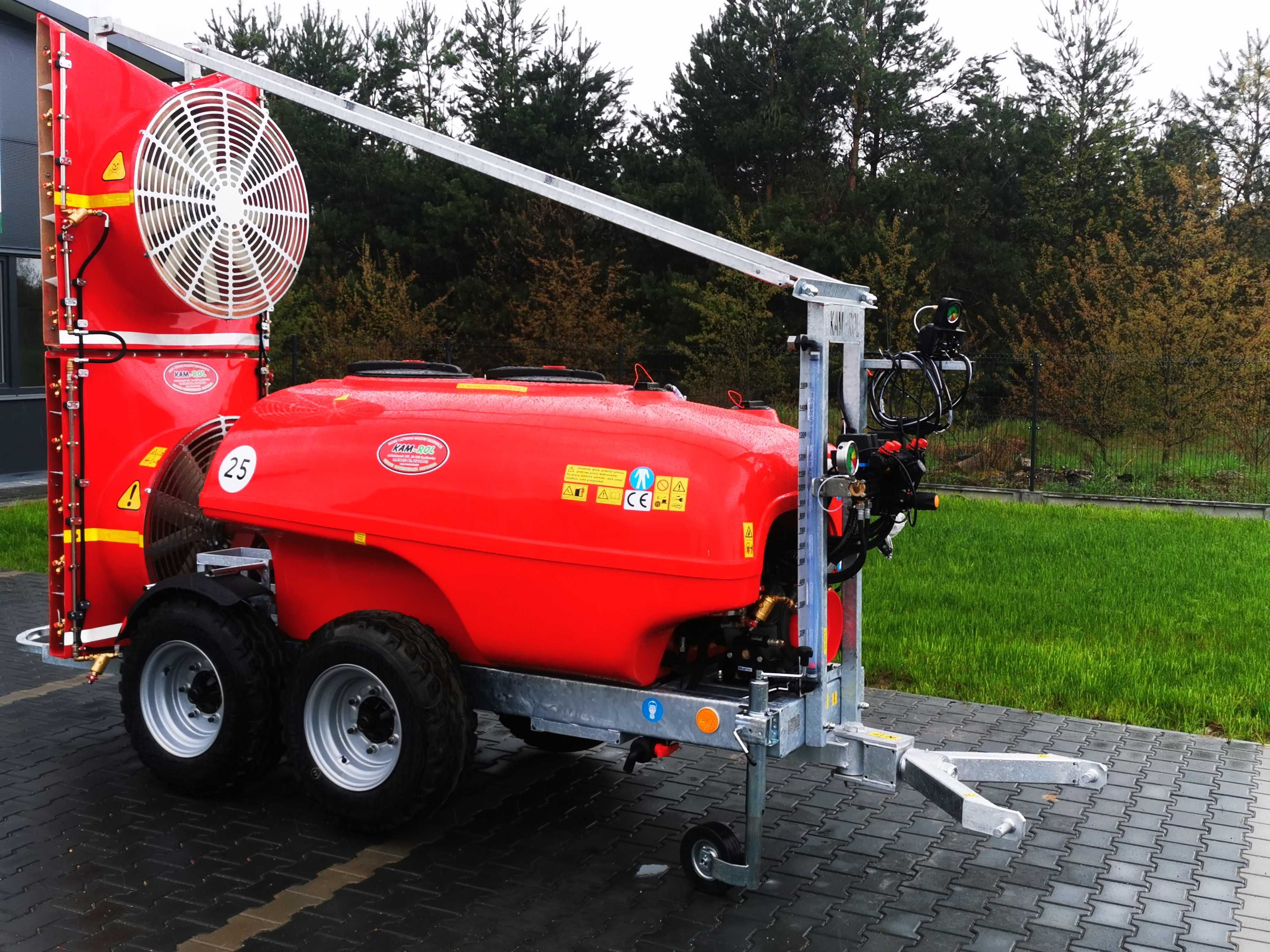 Opryskiwacz sadowniczy KAM-ROL,1000l ,NOWY, dwa wentylatory,kolumna