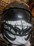 Capacete caveira Scorpion exa compact como novo
