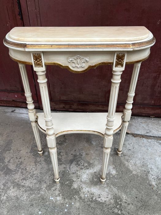 Konsolka stolik mebel drewno antyk Vintage