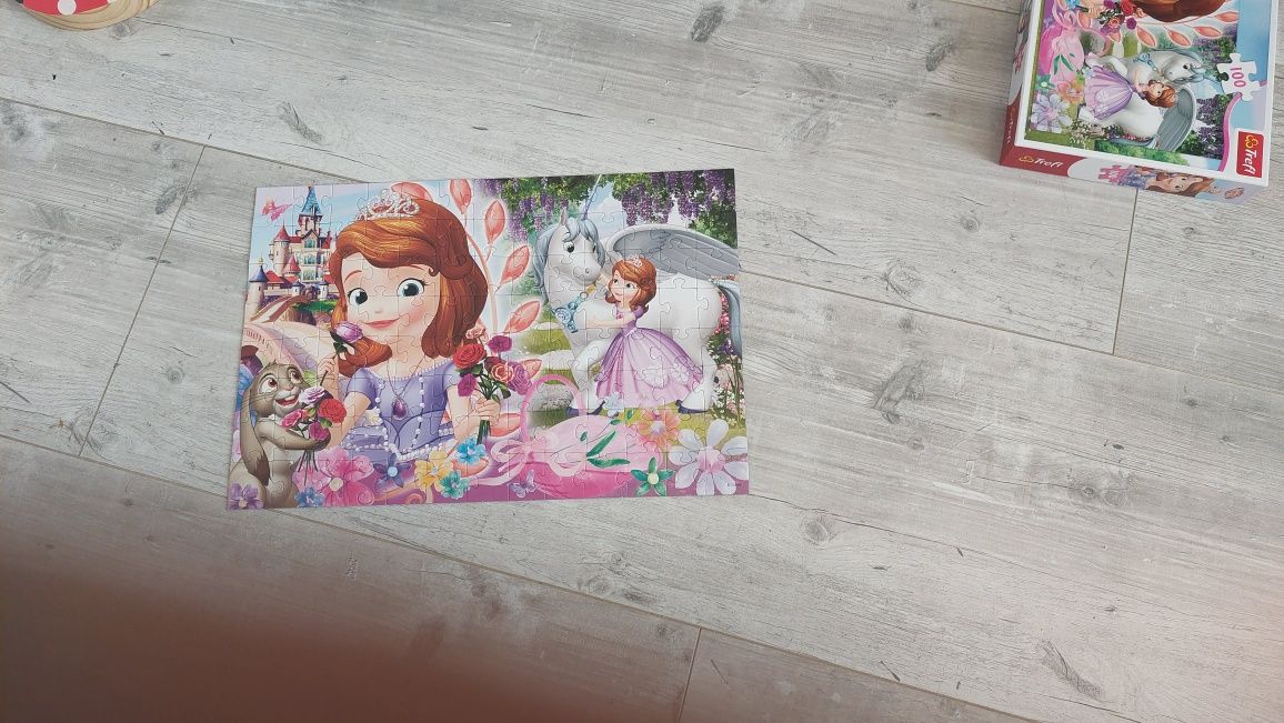 Puzzle 100 elementów księżniczka Zosia stan idealny