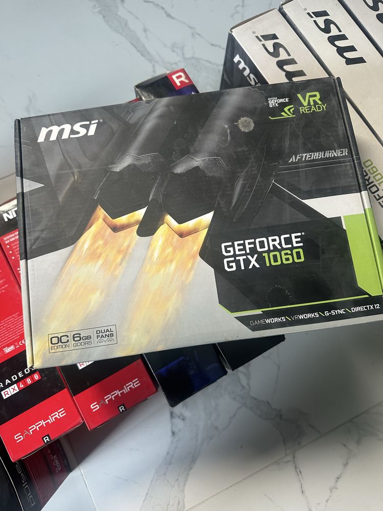 Коробки для відеокарт nvidia та radeon. Багато!