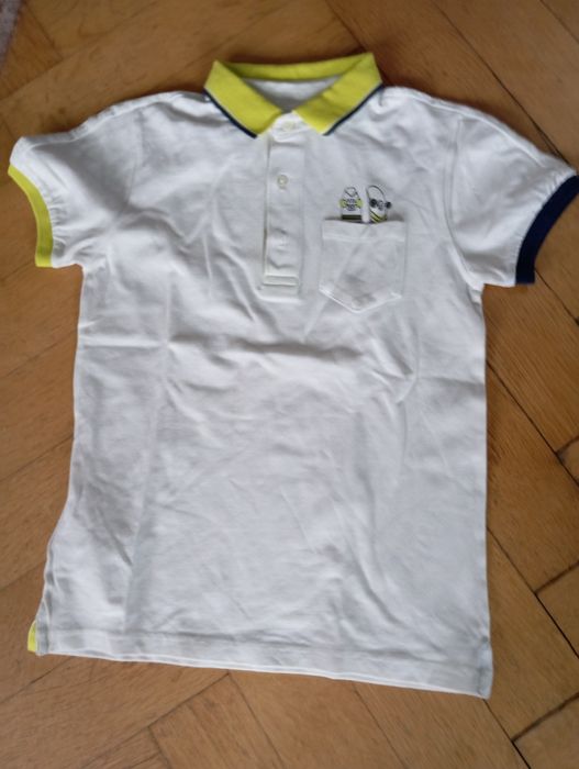 Chłopięce polo z krótkim rękawem