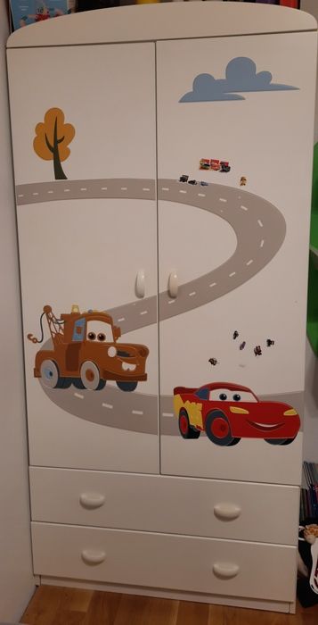 Szafa i komoda Meblik cars auta