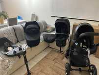 Carrinho Cybex Talos S Lux BLK + Alcofa Cot S Lux + Cloud Z2 + Base Z2
