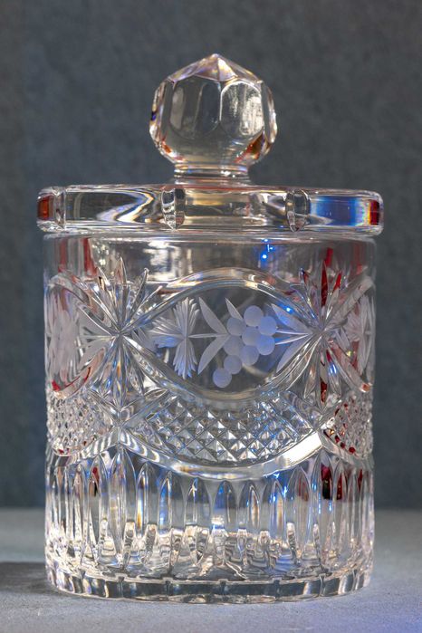 Zestaw kryształów Huta szkła Violetta - PRL