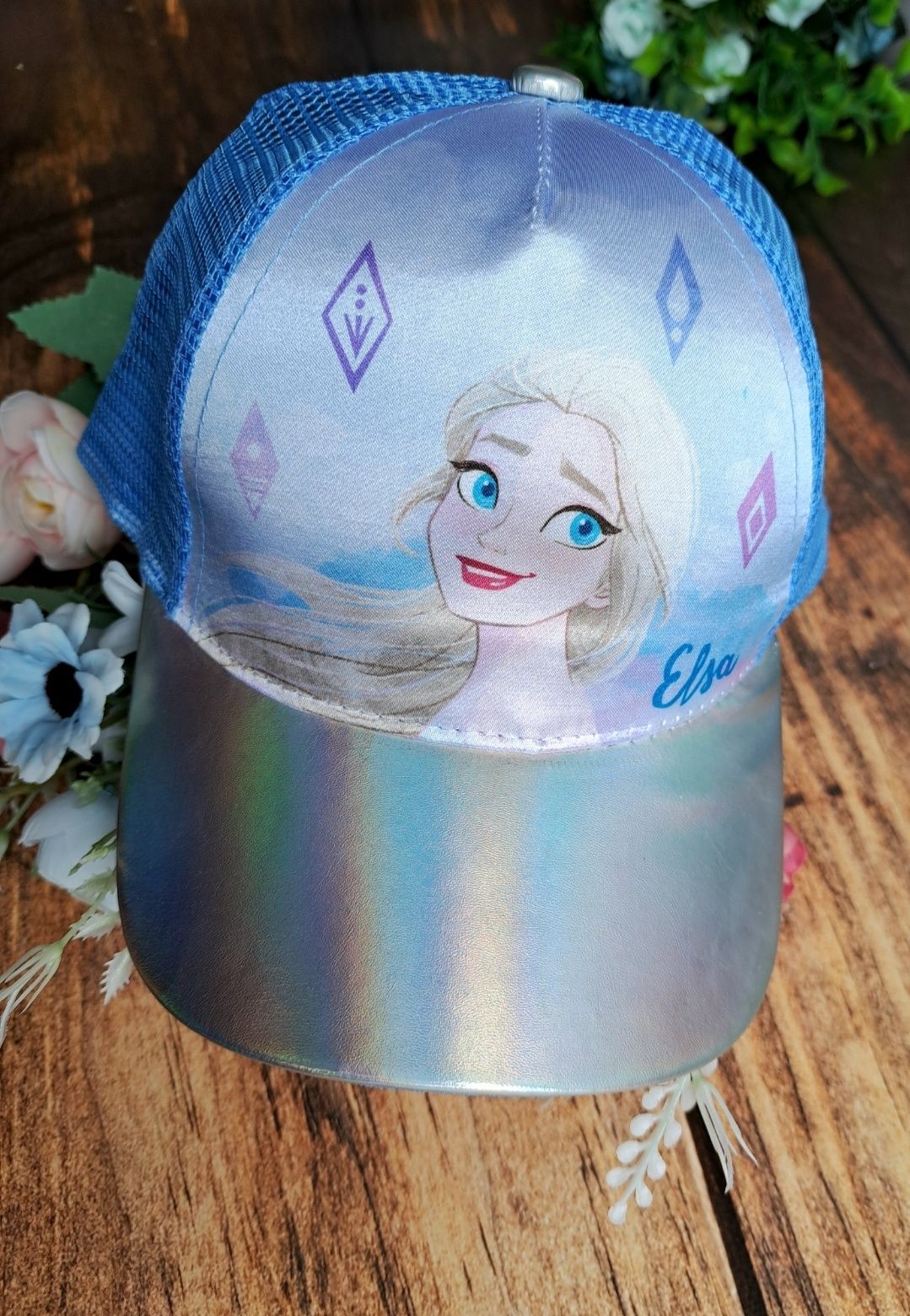 Czapka z daszkiem Kraina Lodu Elsa Frozen Premium! rozm.  53