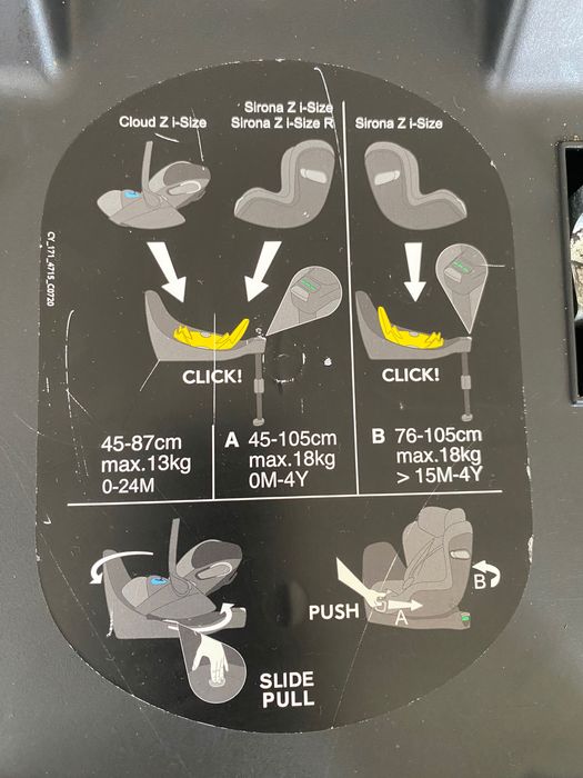 Cybex Sirona Zi i-Size obrotowy fotelik samochodowy 0-18 kg Plus