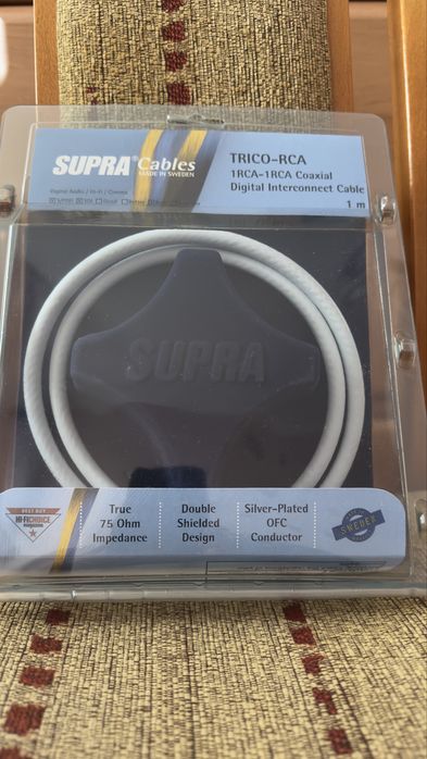 SUPRA Trico-Rca Coaxial Cable