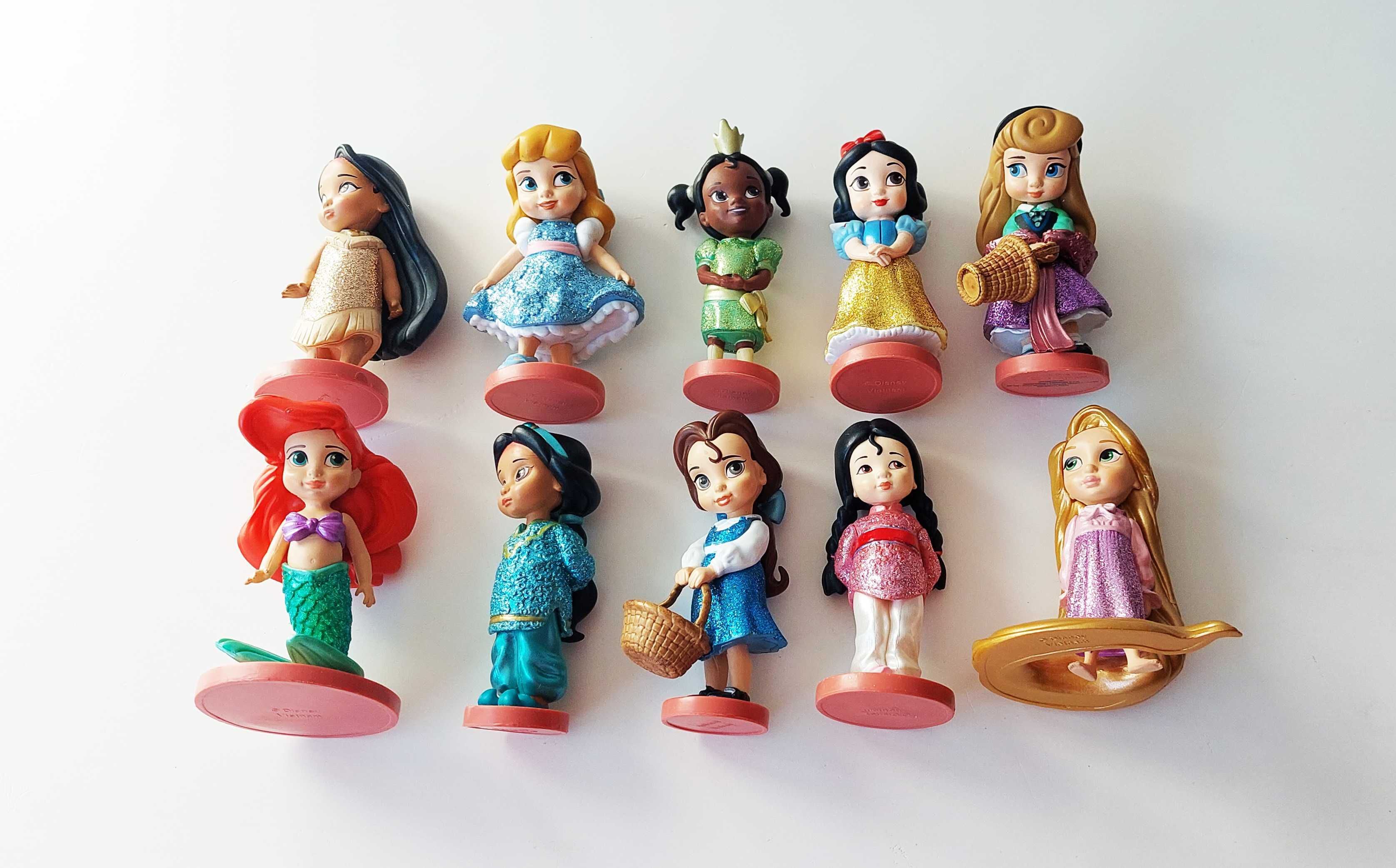 Conjunto de 10 figuras colecionáveis Princesas da Disney