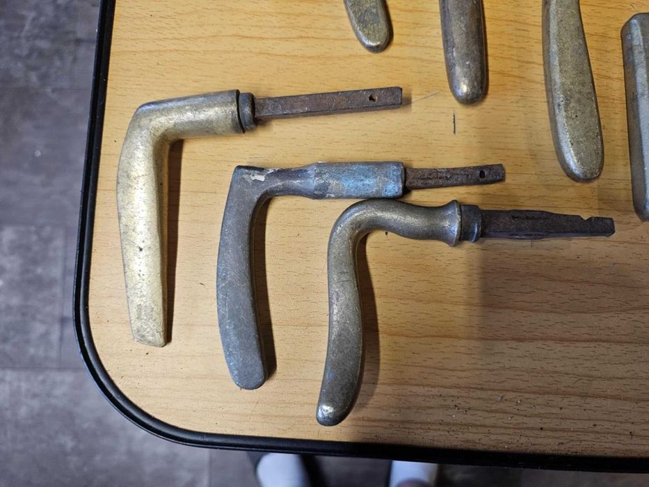 Stara mosiężna klamka,klamki do drzwi,cena za 1