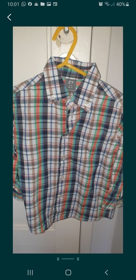 Camisas para meninos. Várias idades