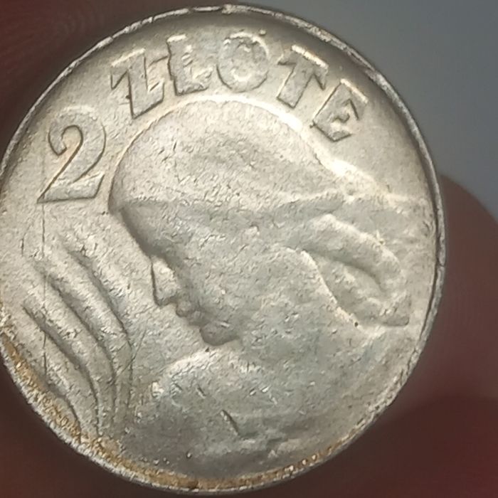 Moneta 1924 rok żniwiarka