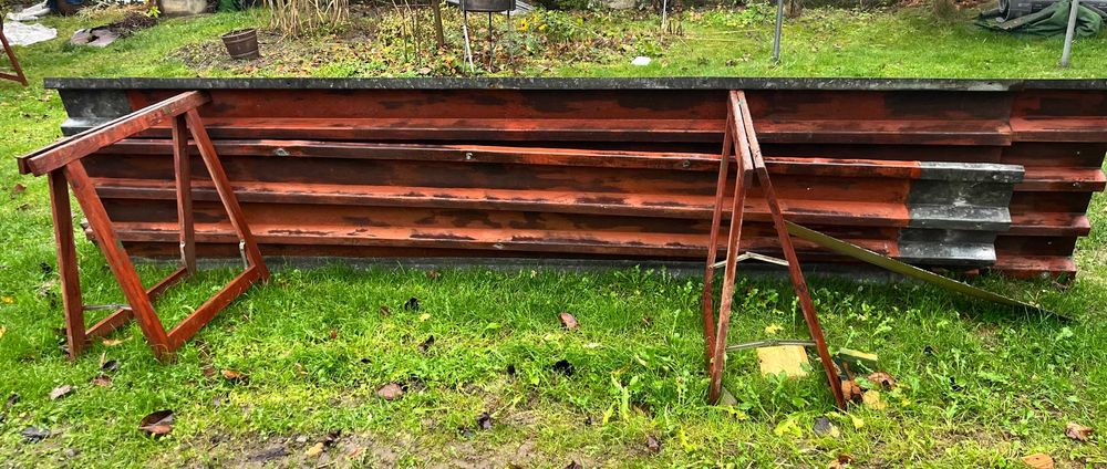 Blacha trapezowa z demontażu