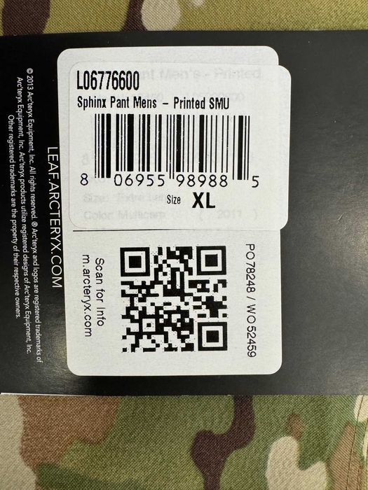 Spodnie softshell Arcteryx LEAF Sphinx Pant MultiCam