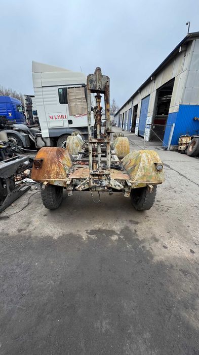 Прицеп з-під генератора 30кВт 2х-осний