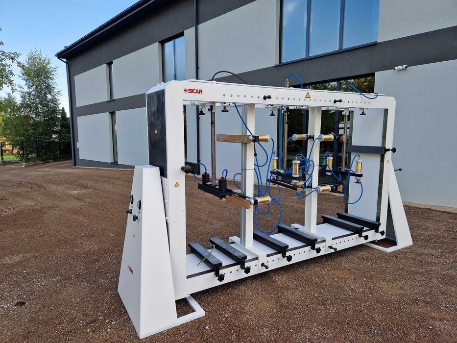 Prasa Korpusowa SICAR , Prasa modułowa, pneumatyczna,  prasa do drewna