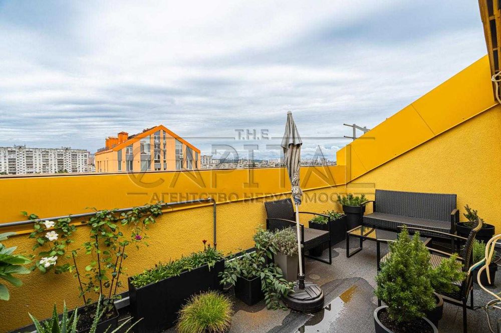 Стильна 3к квартира з терасою в ЖК Комфорт Таун | 111 м²