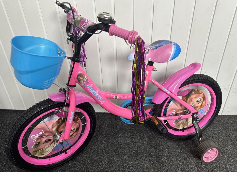 Rower 16 cali Frozen Kraina Lodu Rowerek dla dziewczynki 2025r