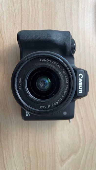 Canon EOS M50 + Objetiva EF-M 15-45mm IS STM – Montagem EF-M