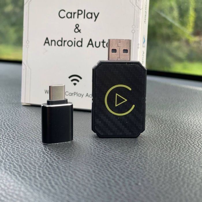 Адаптер бездротовий для автомобіля CarPlay / Android Auto / Карплей