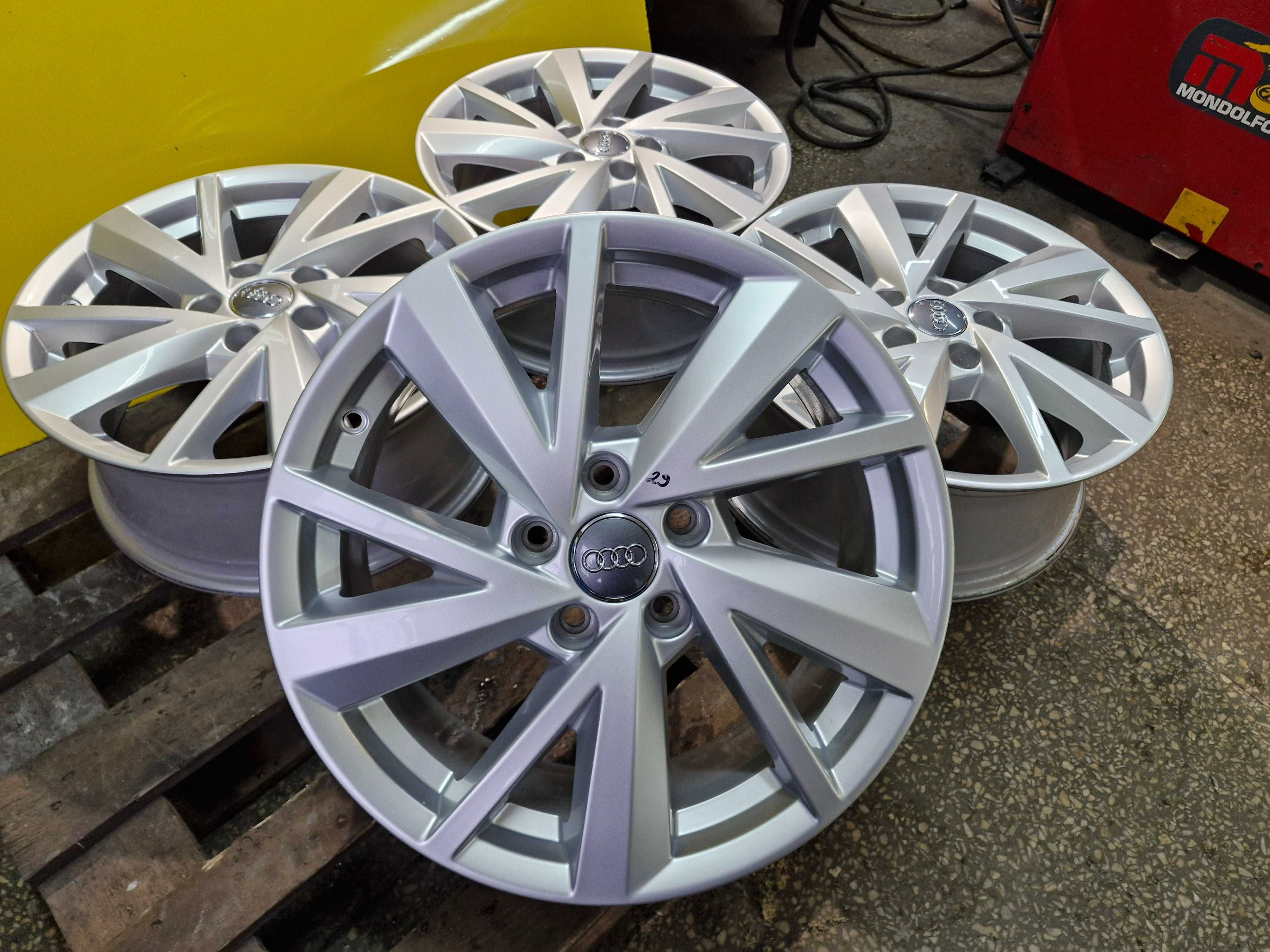 Alufelgi 5x112 17 Audi A3 A4 A6 Q2 SQ2 OE 7.0"x17" ET45 81A Jak Nowe