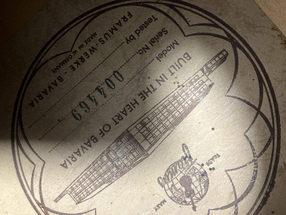 Gitara akustyczna 3/4 Framus