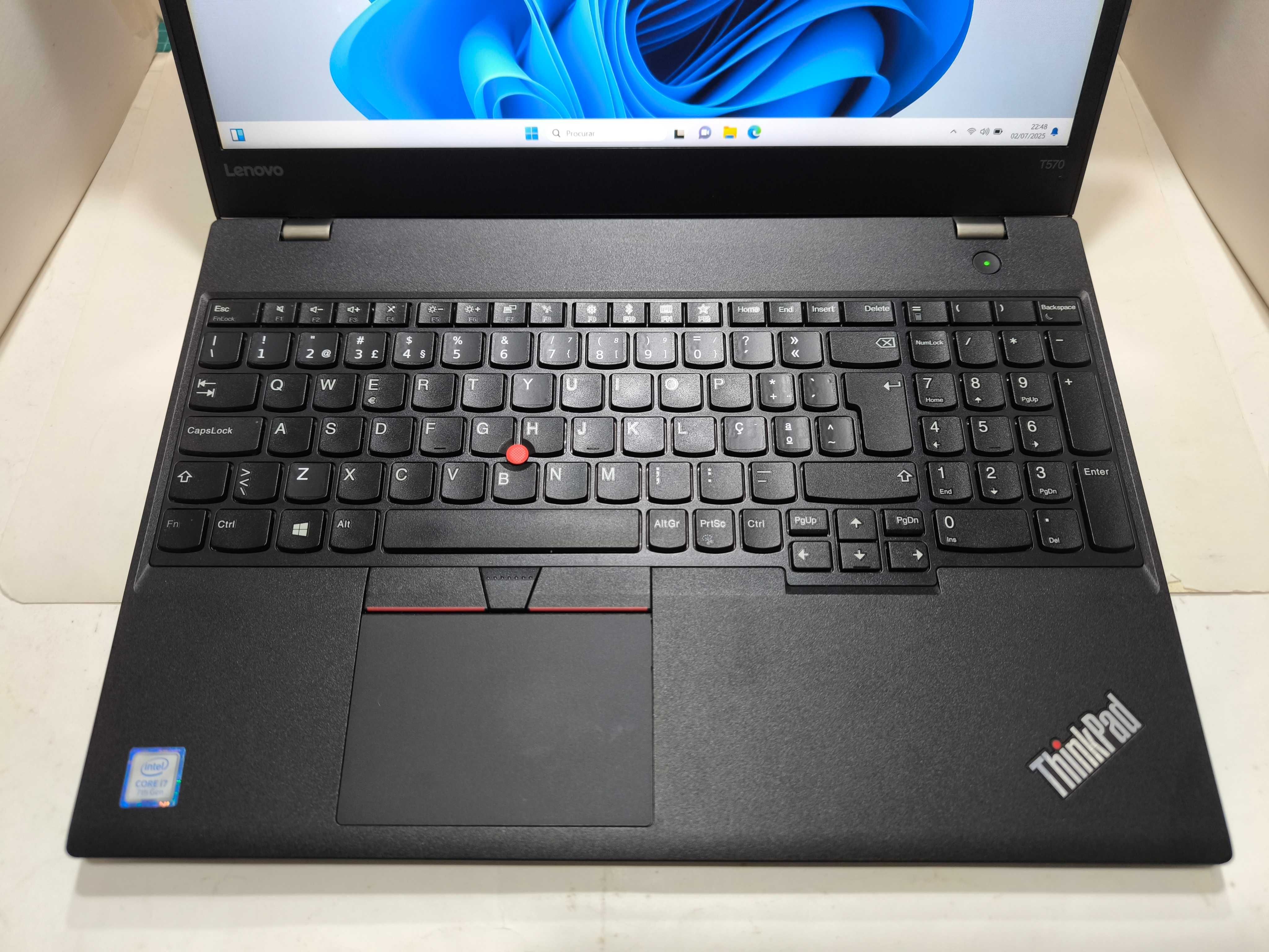 Lenovo ThinkPad T570 i7 256GB NVME 16GB RAM FullHD IPS Touch