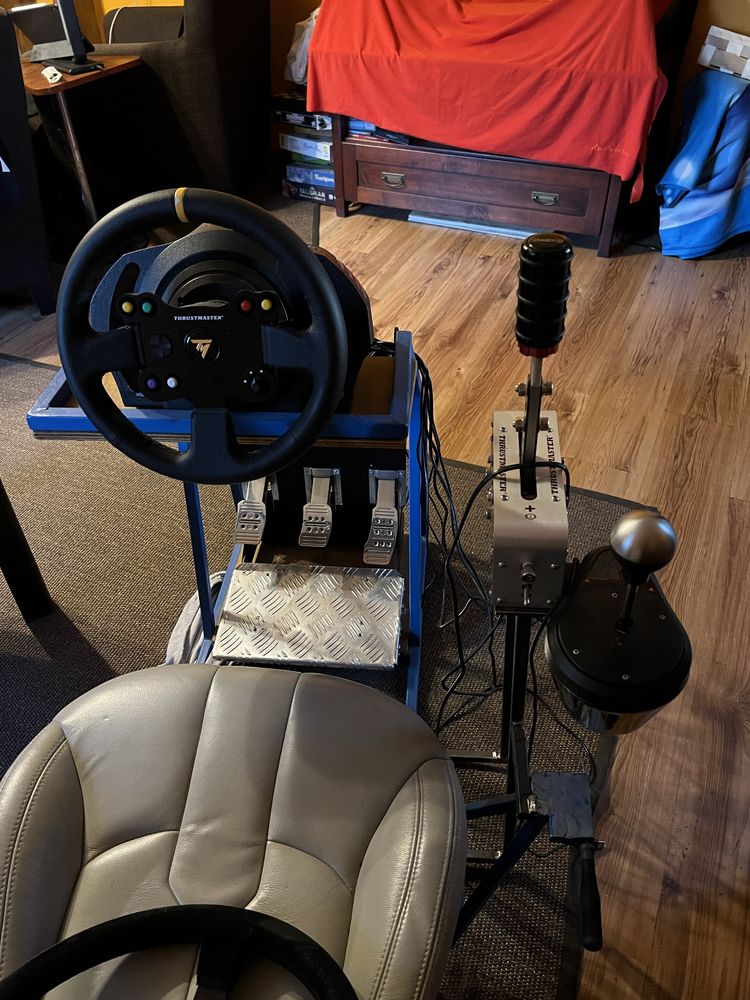 Symulator jazdy Thrustmaster gotowy zestaw, spraco, t3pa