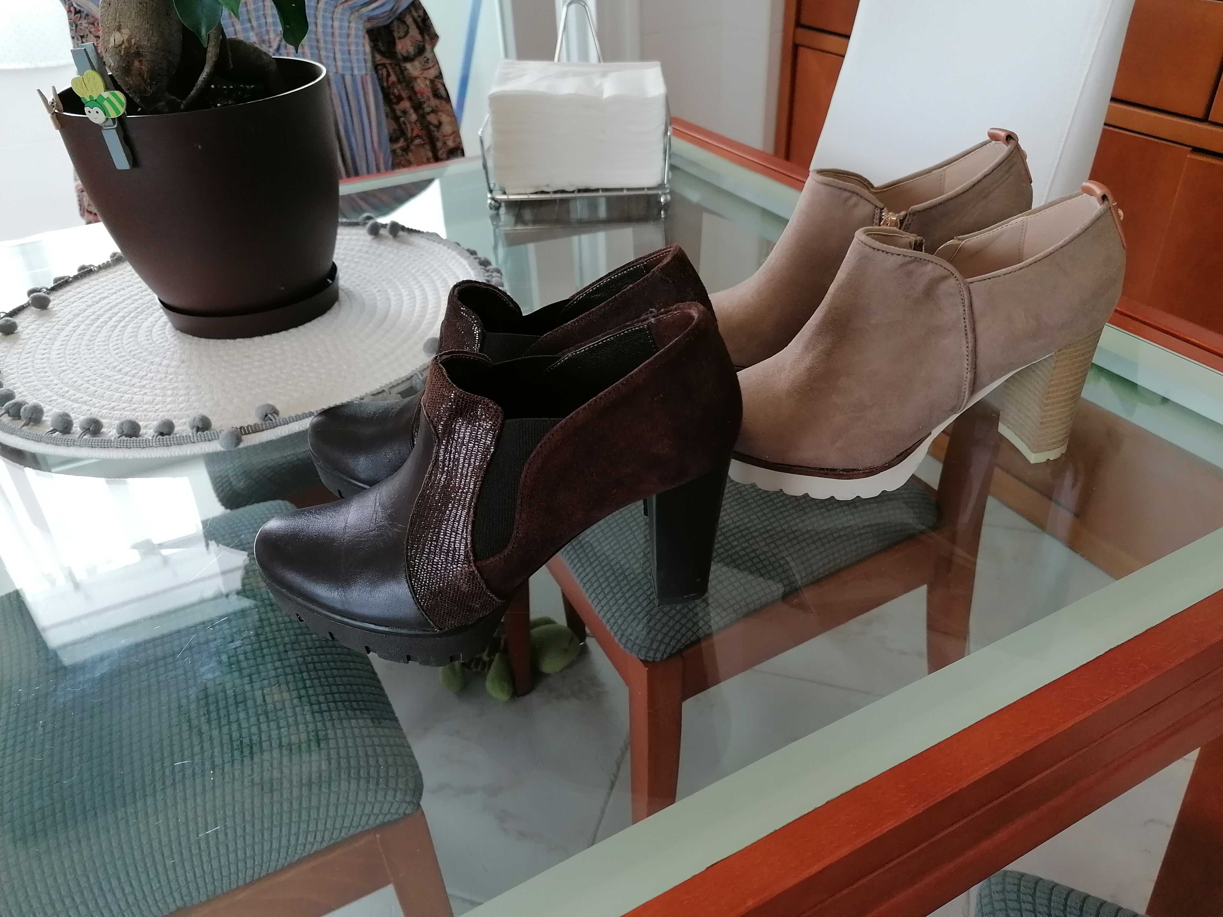 Botins pele novos