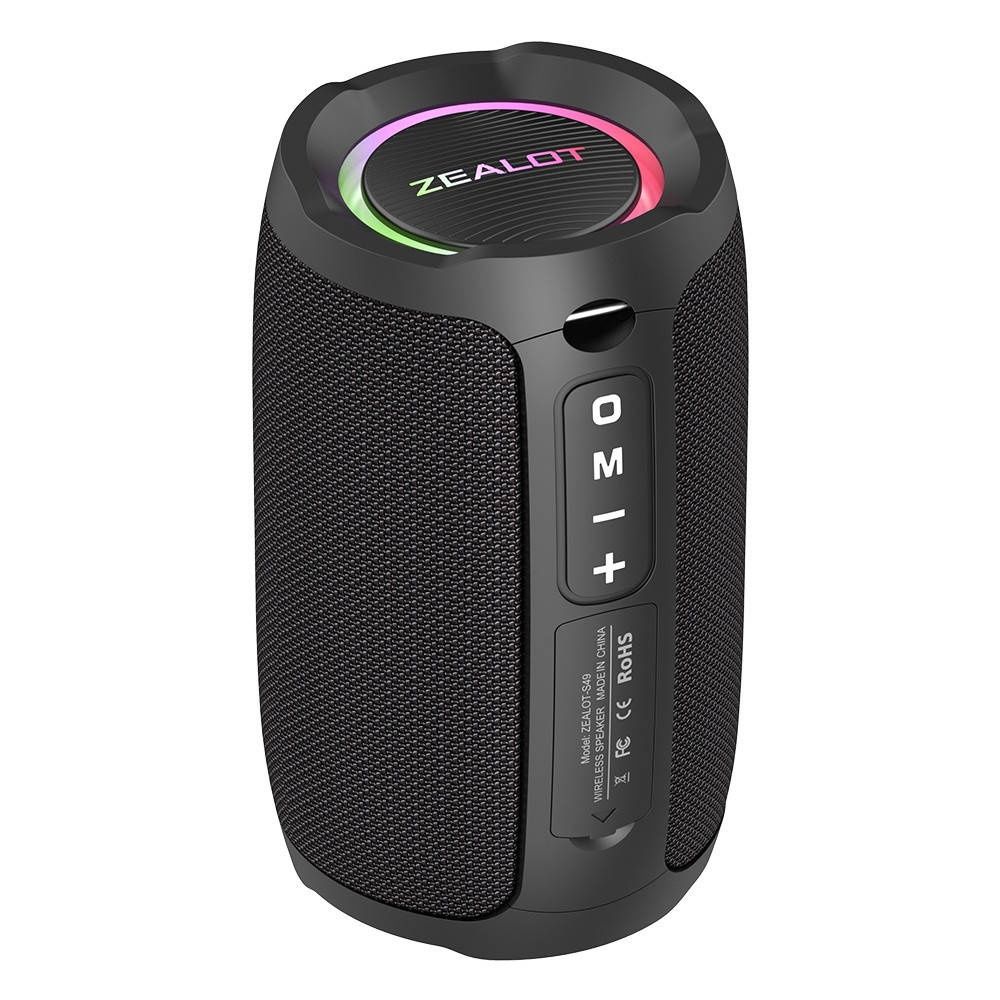 Портативна бездротова колонка Zealot S49 IP67 Блютуз V5.0, звук у Hi-F