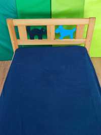 łóżko drewniane KRITTER IKEA + GRATIS materac barierka